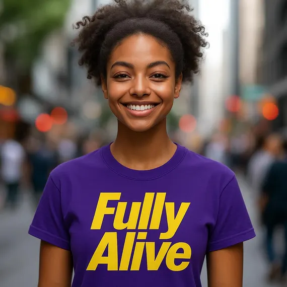 Fully Alive T-Shirt, Catholic Quote Apparel, St Irenaeus Retro Print